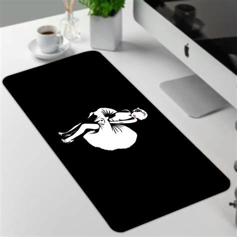 Large Black Desk Pad Gaming Mouse Pad Extra Size Desk Pad Etsy