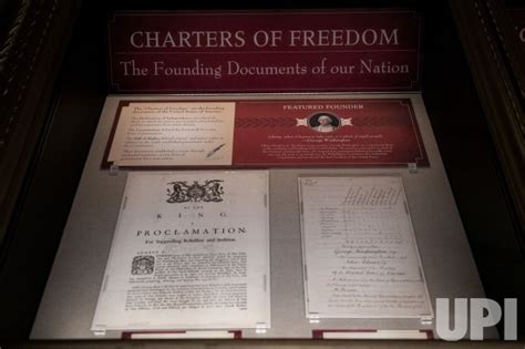 Photo United States Historical Documents On Display At National