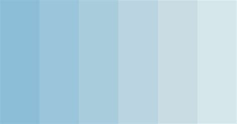 Dull Sky Gradient Color Scheme Blue