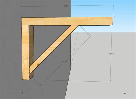 How To Make Shelf Brackets Out Of 2x4 Wooden Cabinets Vintage