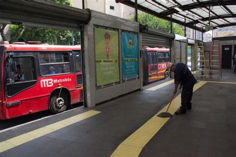Metrobús Cerrará Estaciones Para Desmontar Puente En Insurgentes 24 Horas