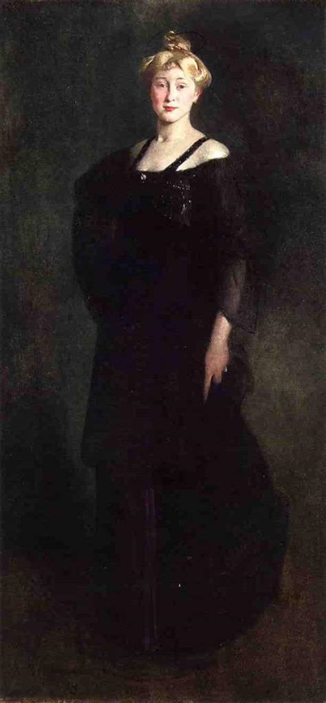 Great Painters Art Galleries John White Alexander Art Woman In Black