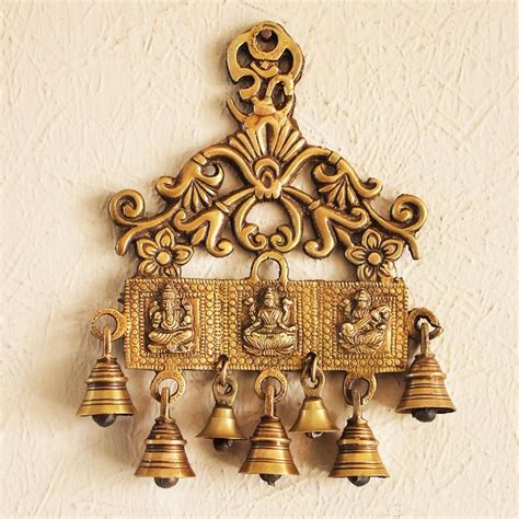 Pin By Sangita Pillai On Ganesha Brass Decor Pooja Room Door Design
