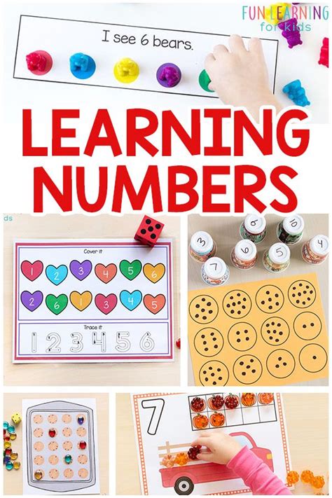 Learning Numbers with Hands-On Number Activities | Math activities