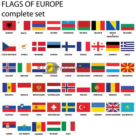 Flags Of Europe By Lirch Vectors Illustrations With Unlimited Downloads Yayimages