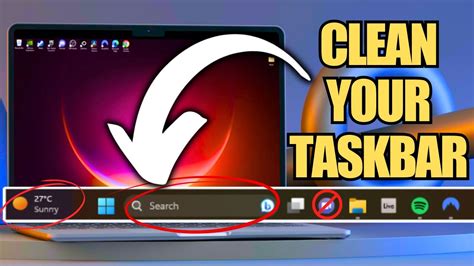 How To Remove Icons From Taskbar In Windows 11 Youtube