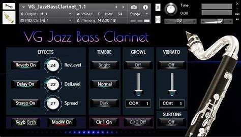 Vg Jazz Bass Clarinet By Vg Trumpet Bass Clarinet