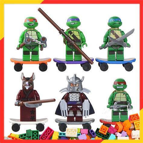 6pcs Ninja Minifigures Toy Building Kit Lego Toys Building Blocks Ninja