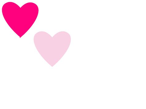 Pink Double Hearts Clip Art At Vector Clip Art Online