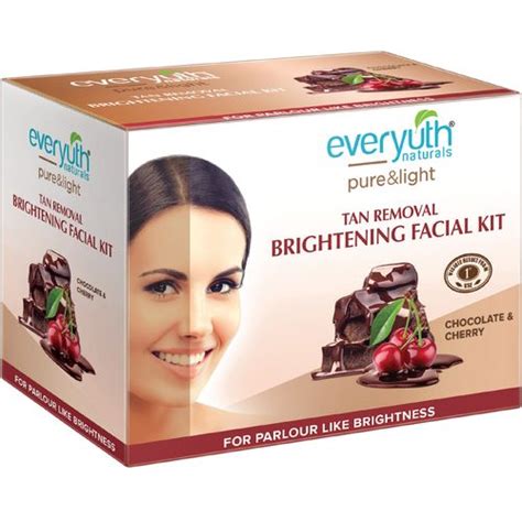 Buy Everyuth Naturals Tan Removal Brightening Facial Kit Chocolate And Cherry Online At Best