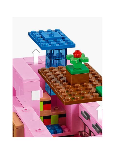 Indulge a minecraft™ player's passion for the game with lego® minecraft the pig house (21170). LEGO Minecraft 21170 The Pig House at John Lewis & Partners