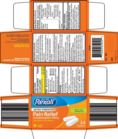 Rexall Pain Relief Dolgencorp Inc While Breastfeeding