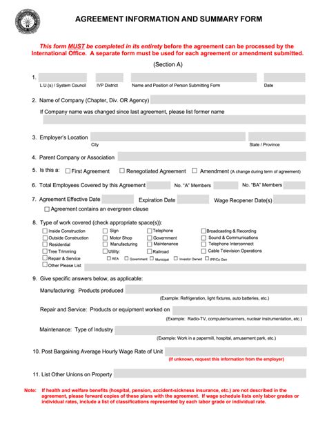 Contract Summary Template Editable Template Airslate Signnow