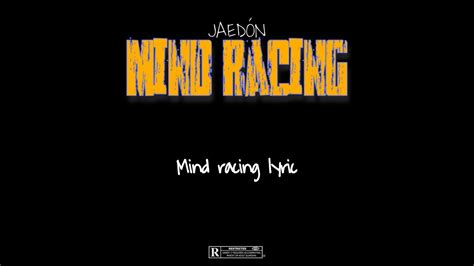 Janardo Mind Racing Official Lyric Video Youtube
