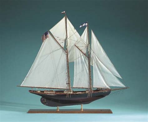 A Model Of The Grand Banks Fishing Schooner Benjamin