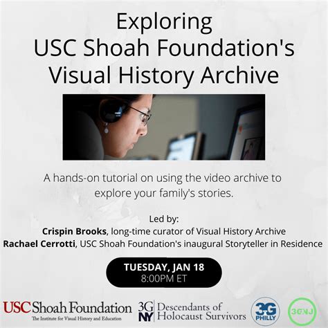 Gny Exploring Usc Shoah Foundation S Visual History Archive