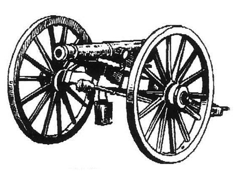 Pic Civil War Cannon Clipart Image 24095