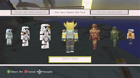 Minecraft Xbox 360 Star Wars Rebels Skin Pack Youtube