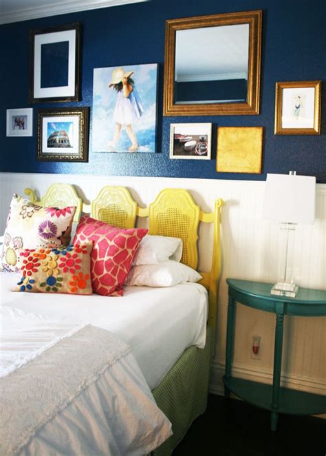 Master Bedroom Wall Inspiration Love The Dark Blue Color And The White