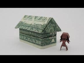 Eine anleitung wie man geldschein falten haus, ein kreatives geldgeschenk zum einzug und hausbau. Geldscheine falten Haus Origami Geldgeschenk zum Richtfest ...