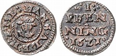 1 Pfennig - John Albert II - Ducado de Mecklemburgo-Güstrow – Numista