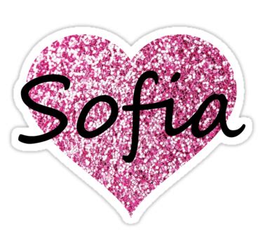 Sofia Sticker By Obercostyle Sofia Sofia Name Female Names