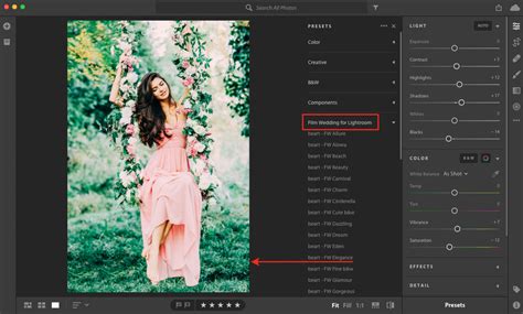A lightroom catalog is imported into capture one with certain restrictions. How to Install Lightroom Presets