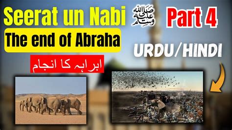 seerat nabi saw part 4 The end of Abraha ابراہہ کا انجام urdu
