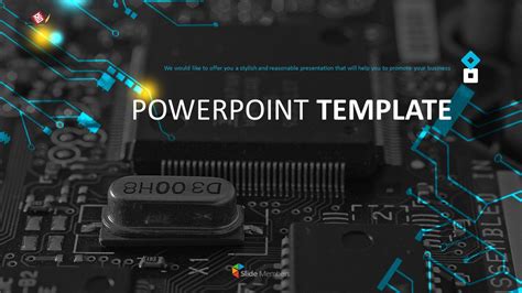 Electronic Circuit Powerpoint Template Free Download