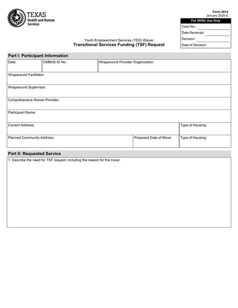 Form 2814 Download Fillable Pdf Or Fill Online Youth Empowerment