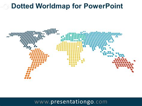 Dotted Worldmap For Powerpoint Presentationgo Powerpoint World Map