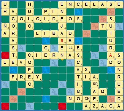 Introduzca una palabra o un final de palabra como ante, unto. Club de Scrabble San Antonio de Los Altos: Los tableros de ...