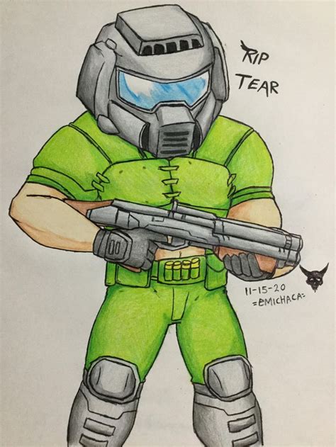 Doomguy Fan Art Arte De Personajes Arte Y Diseño Arte