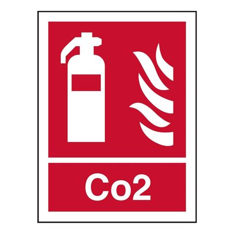Co2 Fire Extinguisher Sign Aston Safety Signs