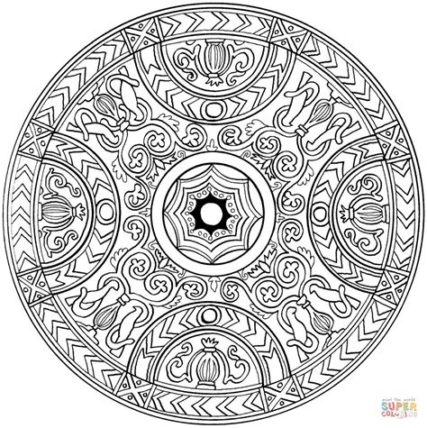 80x140 vintage teppich mira orientalischer hellrosa/hellgrau. Ausmalbild: Mandala mit Ornament | Ausmalbilder kostenlos ...