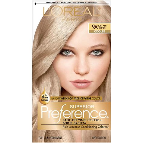 Loréal Paris Superior Preference Permanent Hair Color 9a Light Ash