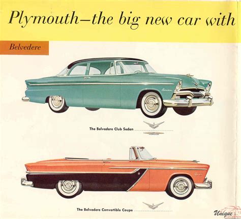 1955 Plymouth Brochure