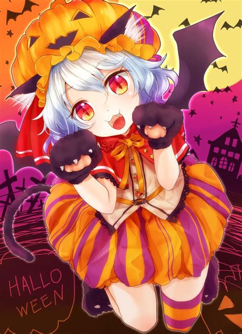 Happy Halloween~~★ Anime Art Halloween Costume Neko Cat Girl Cat Ears Cat
