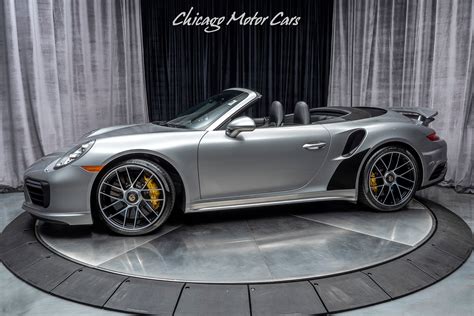 Used 2017 Porsche 911 Turbo S Cabriolet Convertible Msrp 208185 For