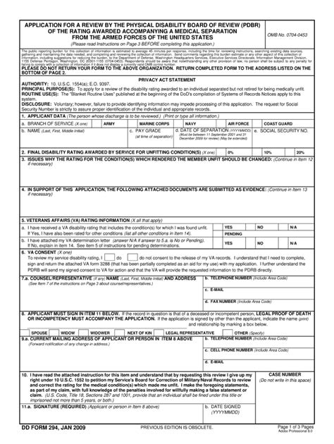 Dd 294 2009 Fill And Sign Printable Template Online Us Legal Forms