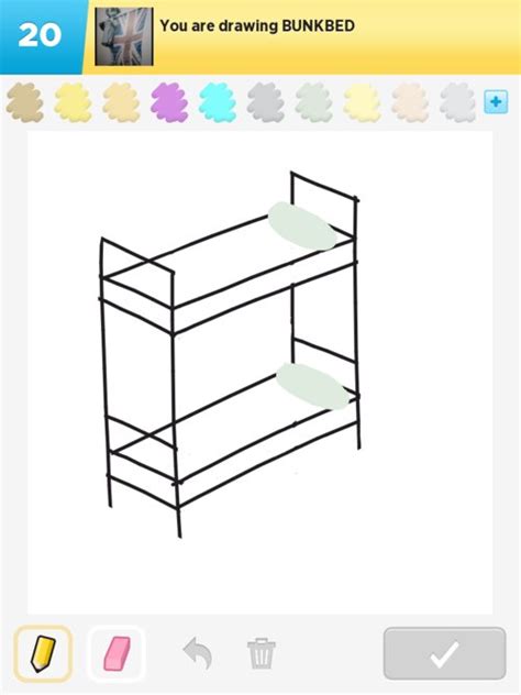 How To Draw A Bunk Bed Printable Step By Step Drawing