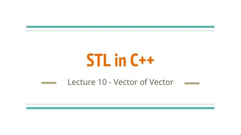 How To Print A Vector In C++