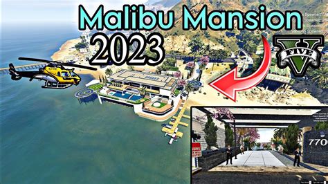 How To Add Malibu Mantion In Gta 5security Guardshelipadsa Dock