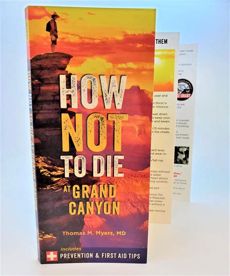 How Not To Die At Grand Canyon Guide Grand Canyon Conservancy Store