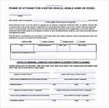 Free Blank Power Of Attorney Form Photos
