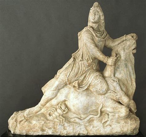 Mithras Roman God Of Mithraism He Is Based On Mithra The Most