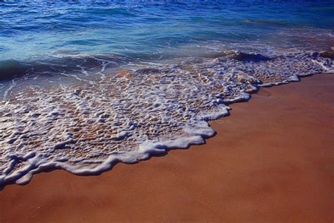 Sea Wave On Sandy Beach Stock Image Image Of Equator 60928487