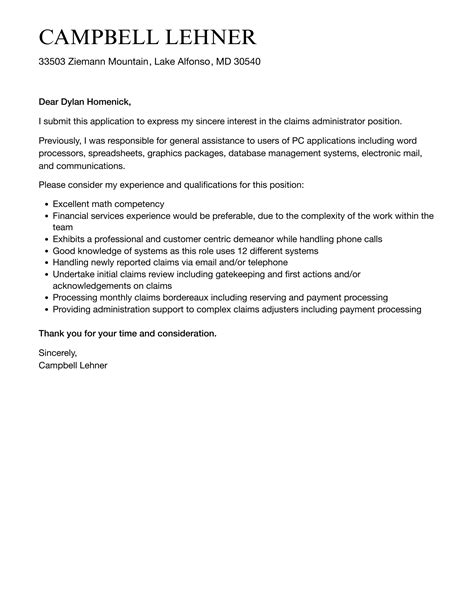 10+ Settlement Administrator Letter - CearaAtiewon