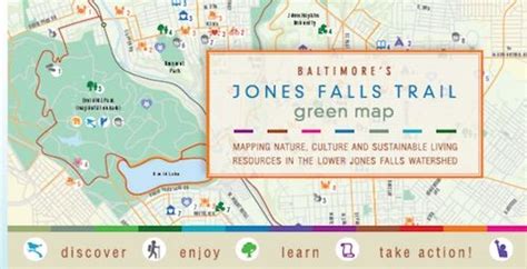 Jones Falls Trail Green Map Baltimore Green Map Map Fall Learning