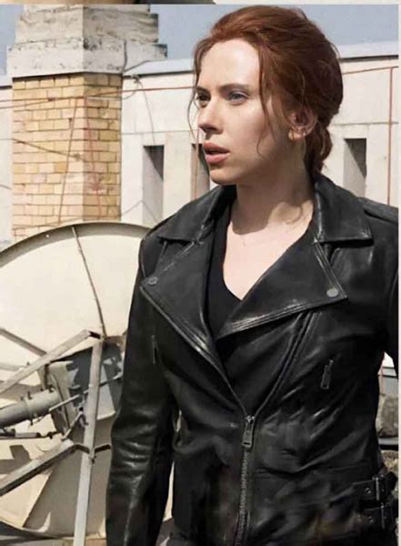 Reviews Scarlett Johansson Black Widow Leather Jacket Leathercult